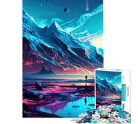 Puzzle da 1000 pezzi per adulti e ragazzi alla ricerca della luce gioco per famiglie difficile ideale come regalo (dimensioni 38x52cm)