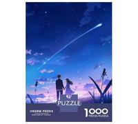 Puzzle Da 1000 Pezzi Per Adulti E Ragazzi Anime Couple Under Shooting Stars Puzzle Per Adulti Gioco Per Famiglie Decorazione Per La Casa Compleanno E Regali Unici 70x50cm/1000pcs