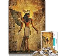 Puzzle da 1000 pezzi per adulti e ragazzi, antico dio egizio Ra, gioco stimolante e gioco educativo per famiglie, per compleanni e Natale (38x26cm)
