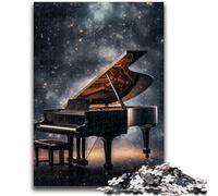 Puzzle da 1000 pezzi per adulti e ragazzi Art Star Piano Puzzle da 1000 pezzi, per ammazzare il tempo durante le vacanze, con pezzi completamente interconnessi e di forma casuale (50x75cm)