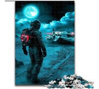 Puzzle da 1000 pezzi per adulti e ragazzi, astronauta della galassia, attività per famiglie, arredamento unico per la casa e regali per età 14+ dimensioni 50x75cm