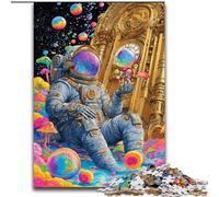 Puzzle da 1000 pezzi per adulti e ragazzi, astronauta psichedelico, adatto a persone dai 14 anni in su Difficile da completare ma divertente e spiritoso Ottimo regalo dimensioni 50x75cm