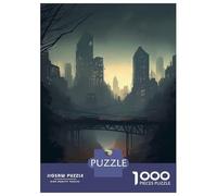 Puzzle Da 1000 Pezzi Per Adulti E Ragazzi Atlanta Urban Landscape Puzzle Giochi Divertenti Sfida Difficile Interazione Genitore-figlio 70x50cm/1000pcs
