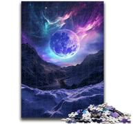 Puzzle da 1000 pezzi per adulti e ragazzi, Aurora boreale, giocattoli, giochi educativi, antistress, collezione di artisti, belle arti, 26x38cm