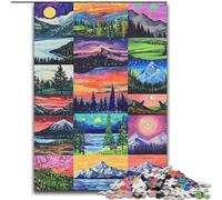 Puzzle da 1000 pezzi per adulti e ragazzi Aurora Collage, adatto a persone dai 14 anni in su Difficile da completare ma divertente e spiritoso Ottimo regalo dimensioni 50x75cm