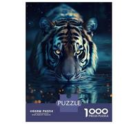 Puzzle Da 1000 Pezzi Per Adulti E Ragazzi Beautiful Magical Tiger Puzzle Per Adolescenti Giochi Per Famiglie Regali Per Donne È Ideale Come Regalo 52x38cm/1000pcs