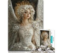 Puzzle da 1000 pezzi per adulti e ragazzi Bellissimo angelo 1000 pezzi per adulti, giocattoli da gioco Ogni pezzo è unico - Gioco divertente e stimolante per tutta la famiglia (dimensioni 75x50cm)