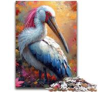 Puzzle da 1000 pezzi per adulti e ragazzi, bellissimo ibis, 1000 pezzi per adulti, attività divertente per la casa, giocattoli per i giorni di pioggia, regali di compleanno (26x38cm)