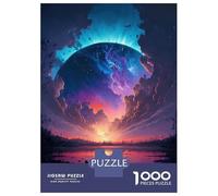 Puzzle Da 1000 Pezzi Per Adulti E Ragazzi Big Planet in Space Puzzle Per Adulti Giochi Divertenti Che Migliorano La Memoria Regali Unici Per Compleanno E Natale 38x26cm/1000pcs