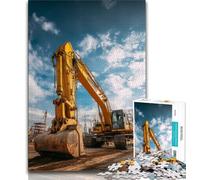 Puzzle da 1000 pezzi per adulti e ragazzi, camion escavatore, giocattoli, giochi educativi, antistress, decorazioni per la casa uniche e regali 38X26CM