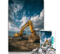 Puzzle da 1000 pezzi per adulti e ragazzi camion escavatore puzzle per adulti per gioco educativo giocattolo regalo di compleanno regali arte murale 26x38cm