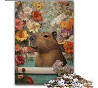 Puzzle da 1000 pezzi per adulti e ragazzi Capibara nella vasca da bagno, per bambini dai 14 anni in su, gioco educativo, sfida, giocattolo, regalo per compleanni (dimensioni 50x75cm)