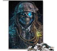 Puzzle da 1000 pezzi per adulti e ragazzi Capitano Scheletro, giochi, giocattoli, regali unici per compleanni e regali per bambini dai 14 anni in su (dimensioni 26x38cm)