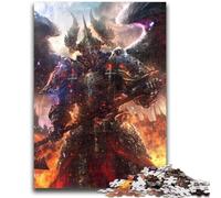 Puzzle da 1000 pezzi per adulti e ragazzi, Cavaliere Magico, 1000 pezzi per adulti, antistress, per ammazzare il tempo, lista dei desideri con Babbo Natale (26x38cm)