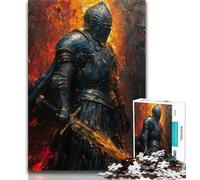 Puzzle da 1000 pezzi per adulti e ragazzi cavaliere medievale maestoso 1000 pezzi per adulti giochi educativi decorazioni per la casa regalo di compleanno regali arte murale 75x50cm