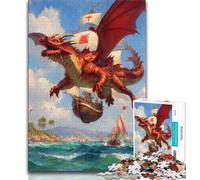 Puzzle da 1000 pezzi per adulti e ragazzi Cavalieri medievali 1000 pezzi per adulti attività divertente per la casa giocattoli per i giorni di pioggia regali di compleanno 38x26cm