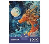 Puzzle Da 1000 Pezzi Per Adulti E Ragazzi Celestial Dragons Gaze Puzzle Per Adulti Giochi Divertenti Difficili Regali Di Compleanno E Unici 70x50cm/1000pcs