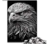 Puzzle da 1000 pezzi per adulti e ragazzi con aquila disegnata, gioco a quiz per migliorare l'amore tra coppie dai 14 anni in su (dimensioni 26x38cm)