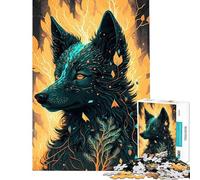 Puzzle da 1000 pezzi per adulti e ragazzi con soggetto Pastore Tedesco Gioco divertente corsa a tempo ideale come regalo (dimensioni 38x26cm)