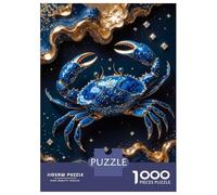 Puzzle Da 1000 Pezzi Per Adulti E Ragazzi Crab Kintsugi Art Puzzle Per Adulti Gioco Per Famiglie Decorazione Per La Casa Compleanno E Regali Unici 38x26cm/1000pcs