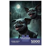 Puzzle Da 1000 Pezzi Per Adulti E Ragazzi Dracula Pug Puzzle Per Adulti Giochi Rilassanti Decorazione Per La Casa Regali Unici Per Compleanno E Natale 38x26cm/1000pcs