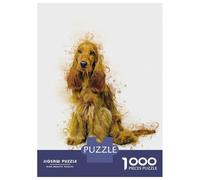 Puzzle Da 1000 Pezzi Per Adulti E Ragazzi English Cocker Spaniel (2) Puzzle Per Adulti Gioco Pratico Un'opera D'arte Ideale Come Regalo 38x26cm/1000pcs