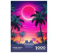 Puzzle Da 1000 Pezzi Per Adulti E Ragazzi Ethereal Synthwave Horizon Puzzle Per Adolescenti Giochi Per Famiglie Regali Per Donne È Ideale Come Regalo 70x50cm/1000pcs