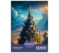 Puzzle Da 1000 Pezzi Per Adulti E Ragazzi Fantasy Castle Floating Puzzle Per Adulti Giochi Divertenti Difficili Regali Di Compleanno E Unici 38x26cm/1000pcs