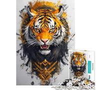 Puzzle da 1000 pezzi per adulti e ragazzi Fenrir Fangs Breach puzzle per adolescenti giocattolo decorativo da parete migliora la memoria difficile e stimolante (dimensioni 38x26cm)