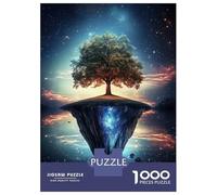Puzzle Da 1000 Pezzi Per Adulti E Ragazzi Floating Island Tree Puzzle Per Adulti Gioco Pratico Un'opera D'arte Ideale Come Regalo 38x26cm/1000pcs