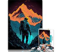 Puzzle da 1000 pezzi per adulti e ragazzi Golden Mountain Adventure 1000 pezzi per adulti antistress per trascorrere il tempo libero lista dei desideri con Babbo Natale 38x26cm