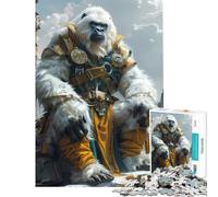Puzzle da 1000 pezzi per adulti e ragazzi Gorilla Fighter stimola la mente ideale per donne e ragazzi dai 14 anni in su (38x26cm)