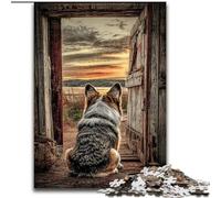 Puzzle da 1000 pezzi per adulti e ragazzi, Happy Corgi, per bambini dai 14 anni in su, decorazione per la casa come regalo per tutta la famiglia e gli amici dimensioni 26x38cm
