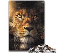 Puzzle da 1000 pezzi per adulti e ragazzi, Il leone nascosto, giocattoli, giochi educativi, antistress, collezione di artisti, belle arti, 50x75cm