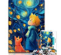 Puzzle da 1000 pezzi per adulti e ragazzi Il piccolo principe, giocattoli educativi per l'apprendimento, giochi per famiglie che migliorano l'amore tra coppie (75x50cm)