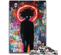 Puzzle da 1000 pezzi per adulti e ragazzi in stile Basquiat per bambini dai 14 anni in su, interessanti regali per ridurre lo stress per amici e familiari, 50x75cm
