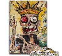 Puzzle da 1000 pezzi per adulti e ragazzi in stile Basquiat per bambini dai 14 anni in su, interessanti regali per ridurre lo stress per amici e familiari, 26x38cm
