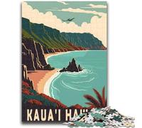 Puzzle da 1000 pezzi per adulti e ragazzi Kauai Hawaii Viaggio Design vivace e unico Esperienza di puzzle rilassante e stimolante (dimensioni 38x26cm)