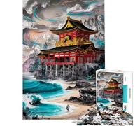 Puzzle da 1000 pezzi per adulti e ragazzi "La Costa del Drago" giochi rilassanti decorazione per la casa interazione genitore-figlio (dimensioni 38x26cm)