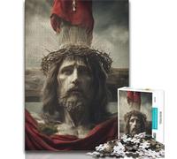 Puzzle da 1000 pezzi per adulti e ragazzi La croce di Gesù 1000 pezzi per ragazzi, gioco educativo per famiglie, adatto per la decorazione della scrivania (dimensioni 38x26cm)