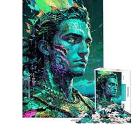 Puzzle da 1000 pezzi per adulti e ragazzi La furia di Poseidone Signore degli Abissi Puzzle per adulti giocattolo decorativo da parete divertente e spiritoso ideale come regalo di compleanno