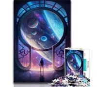 Puzzle da 1000 pezzi per adulti e ragazzi La porta verso l'ignoto puzzle per ragazzi apprendimento educativo ideale come regalo per tutta la famiglia 75x50cm
