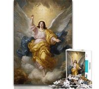 Puzzle da 1000 pezzi per adulti e ragazzi L'Arcangelo Gabriele, impegnativo e difficile con pezzi completamente interconnessi di forma casuale 38x26cm