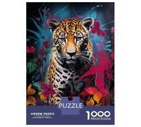 Puzzle Da 1000 Pezzi Per Adulti E Ragazzi Leopard Banksy Graffiti Puzzle Per Adulti Giochi Rilassanti Decorazione Per La Casa Regali Unici Per Compleanno E Natale 38x26cm/1000pcs