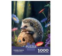 Puzzle Da 1000 Pezzi Per Adulti E Ragazzi Little Hedgehog Puzzle Per Adulti Giochi Divertenti Difficili Regali Di Compleanno E Unici 52x38cm/1000pcs
