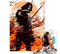 Puzzle da 1000 pezzi per adulti e ragazzi L'ultimo samurai in piedi puzzle per ragazzi giochi rilassanti decorazione per la casa interazione genitore-figlio (dimensioni 50x75cm)
