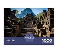 Puzzle Da 1000 Pezzi Per Adulti E Ragazzi Machu Picchu Steps Puzzle Per Adulti Gioco Pratico Un'opera D'arte Ideale Come Regalo 70x50cm/1000pcs