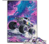 Puzzle da 1000 pezzi per adulti e ragazzi Monster Truck, per età dai 14 anni in su, decorazione per la casa come regalo per tutta la famiglia e gli amici dimensioni 26x38cm