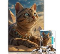 Puzzle da 1000 pezzi per adulti e ragazzi, motivo: "Dream Cat", con poster abbinato e scheda di curiosità per bambini dai 14 anni in su (dimensioni 38x26cm)