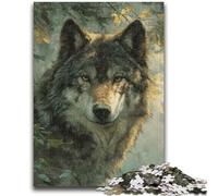 Puzzle da 1000 pezzi per adulti e ragazzi, motivo: lupo fantasy, per età 14+ Difficili da completare ma divertenti e spiritosi Ottimi regali e giocattoli 50x75cm